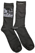 The Godfather Mafia Movie SOCKS Fun Socks Long Black Crew Socks - £6.28 GBP