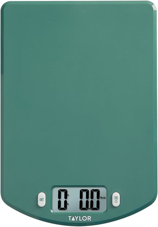 Taylor Digital Ocean Bound Plastic Kitchen Food Scale, 11 Pound Capacity... - $30.99