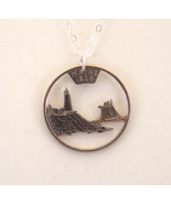 Maine - Cut-Out Coin Jewelry, Necklace - £16.90 GBP