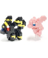 2 Nanobock Sets - Umbreon  (Blacky in Japan) &amp; Mew Pokemon Characters - £17.77 GBP