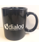 DIALOG SEMICONDUCTOR Promo / Employee COFFEE CUP Black Handled CERAMIC M... - $21.99