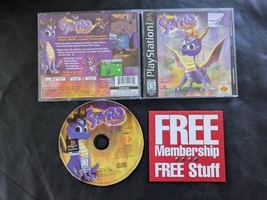 1998 Spyro the Dragon Black Label Sony PlayStation 1 PS1 CIB - $369.60 MXN