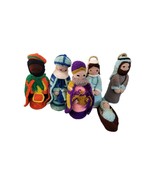 14 pc Handcrafted Crocheted Nativity Set # 294 - $73.85 CAD