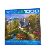 New Sealed Eurographic Jig Saw Puzzle Nordic Morning 1000 pcs Europe Chalet - €12,71 EUR