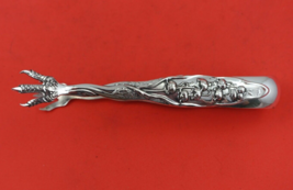 Lily of the Valley by Whiting Sterling Silver Sugar Tong large 5 1/4&quot; - £228.70 GBP