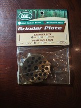 LEM Grinder Plate Size #5 Plate Hole Size 1/4&quot; For Game Processing - £31.06 GBP