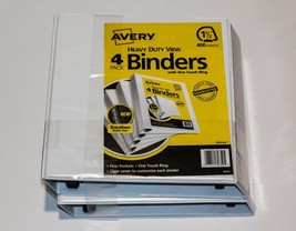 Avery Heavy Duty View Binder with One Touch EZD Rings  1 1/2&quot; Capacity W... - £34.23 GBP