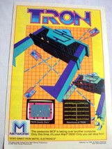 1983 Color Ad Tron M Network game For Atari 2600 - £6.28 GBP