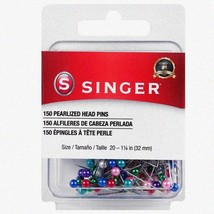 Rainbow Pearl Pin Pack: 150 Colorful Size 20 Straight Pins - $33.61
