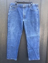 Carhartt Mens Denim Blue Jeans Straight Leg Traditional Fit B18-DST 42x30 - £16.55 GBP