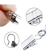 Orysin 100PC Heavy Duty Metal Curtain Clips with Clamp Hooks Drapery Han... - $255.41 MXN