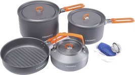 The Fire-Maple Feast4 Camping Cookware Set Includes A Pot, Kettle, And P... - £66.02 GBP