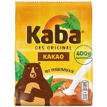 KABA Kakao drink: COCOA -HOT/COLD 400g- Made in Germany REFILL bag FREE ... - $17.81