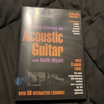 Fender Presents Getting Started on Acoustic Guitar Keith Wyatt DVD - £6.24 GBP