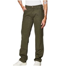 Dickies Stretch Duck Double Front Carpenter Pants Womens 16/33 Rinsed Moss Green - £34.44 GBP