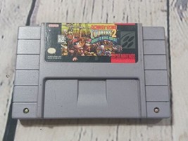 Super Nintendo SNES Donkey Kong Country 2 Diddy&#39;s Kong Quest Video Game ... - $19.79