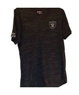 Las Vegas Raiders Team Apparel Mens T Shirt Black Marled Football NFL XL... - $26.35 CAD
