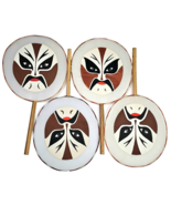 4 Vintage Oriental Hand Fan Handmade Rare Piece of International History... - $2,850.83 MXN