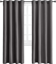 Wontex Blackout Curtains Thermal Insulated With Grommet Room Darkening, 2 Panels - £35.54 GBP