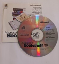 Microsoft Bookshelf 98 Reference Library CD-ROM Windows NT Books Vintage - £6.27 GBP