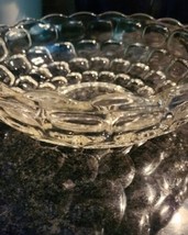 Vintage Yorktown Federal Glass Salad/Serving Bowl 9.5” Clear - £15.03 GBP