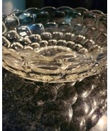 Vintage Yorktown Federal Glass Salad/Serving Bowl 9.5” Clear - £14.72 GBP