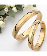 Wedding Bands Set-Matching Rings-His and Hers Rings-Wedding Ring Set - €720,78 EUR+