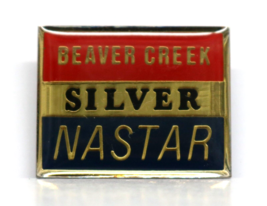 Beaver Creek - Ski Pin Badge Skiing - Red Nastar Silver - Colorado Mountain Mtn - £11.79 GBP