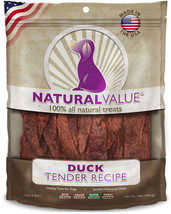 Loving Pets Natural Value Duck Tenders: USA-Made All-Natural Dog Treats - £22.51 GBP+