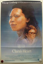 CLARA&#39;S HEART 1988 Whoopi Goldberg, Neil Patrick Harris, Beverly Todd-One Sheet - £27.18 GBP