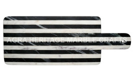 9&quot; x 14&quot; Black White Striped Marble Cheese Cutting Board,...-
show origi... - £212.47 GBP
