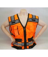 NEW Radians Radwear Type R Class 2 SV65 Heavy Duty Surveyor Vest Orange ... - $21.77