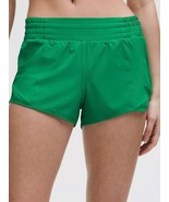 LULULEMON HOTTY HOT HIGH RISE SHORT 2.5”~RACEWAY GREEN~LINED~0 2 4 6 8 1... - €60,26 EUR