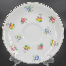 Staffordshire Saucer England Replacement Pansy Fine Bone China Crown Est... - £5.54 GBP