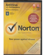 Norton AntiVirus with AntiSpyware by Symantec for Win 7/Vista/XP ~ 2011 ... - $23.76