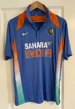 MENS Size 40 X-Large? Sahara India Blue and Orange Nike Cricket Jersey - $19.79