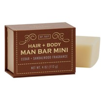San Francisco Soap Company Cedar and Sandalwood Man Bar Soap - Hair and ... - £7.07 GBP