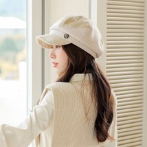 Fashion Korean Style Women's Hat  Material Two-color Matching Casual Retro Women - $190.00