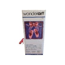 WONDERART Latch Hook Kit Ballet Slipper  12&quot;x12&quot; / 426207 New Sealed Craft Art - $12.86