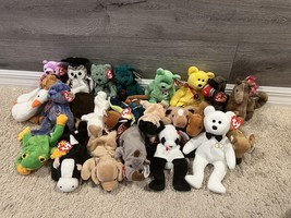 Lot of (25) Beanie Babies In Good Condition. Years Ranging From 1993 And Up - £42.30 GBP