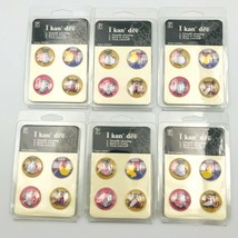 Six (6) I Kan Dee Shaker Bubbles 3-D Stickers New NIP Crafting - 12 Styles Avail - £8.11 GBP