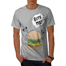 Wellcoda Burger Junk Funny Food Mens T-shirt, Burger Graphic Design Printed Tee - £14.65 GBP+