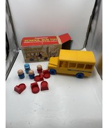 80s Vintage Tupperware Tupper Toys School Bus Classroom With Box - $647.14 MXN