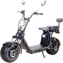 MotoTec Knockout 60v 2000w Lithium Electric Scooter Black - $2,959.94 CAD