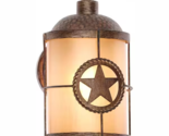 Hampton Bay Lone Star 9.62 in. 1-Light Outdoor Wall Lantern Sconce Deser... - £39.38 GBP