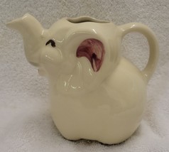 Vintage Shawnee Pottery Happy Anthropomorphic Elephant Pitcher Creamer 4.5&quot; USA - £27.81 GBP