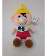 Walt Disney Productions Pinocchio Plush Stuffed Doll 8&quot; VTG 80s 1980s Ta... - £7.73 GBP