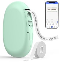 Bluetooth Label Maker Machine With Tape, Continuous Waterproof Label, Ve... - $54.99