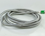 10 Feet Stainless Steel Braided Flexible Fuel /Oil/ Gas Line Hose - £22.11 GBP