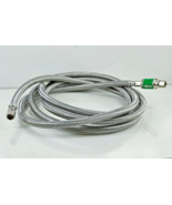 10 Feet Stainless Steel Braided Flexible Fuel /Oil/ Gas Line Hose - £22.12 GBP